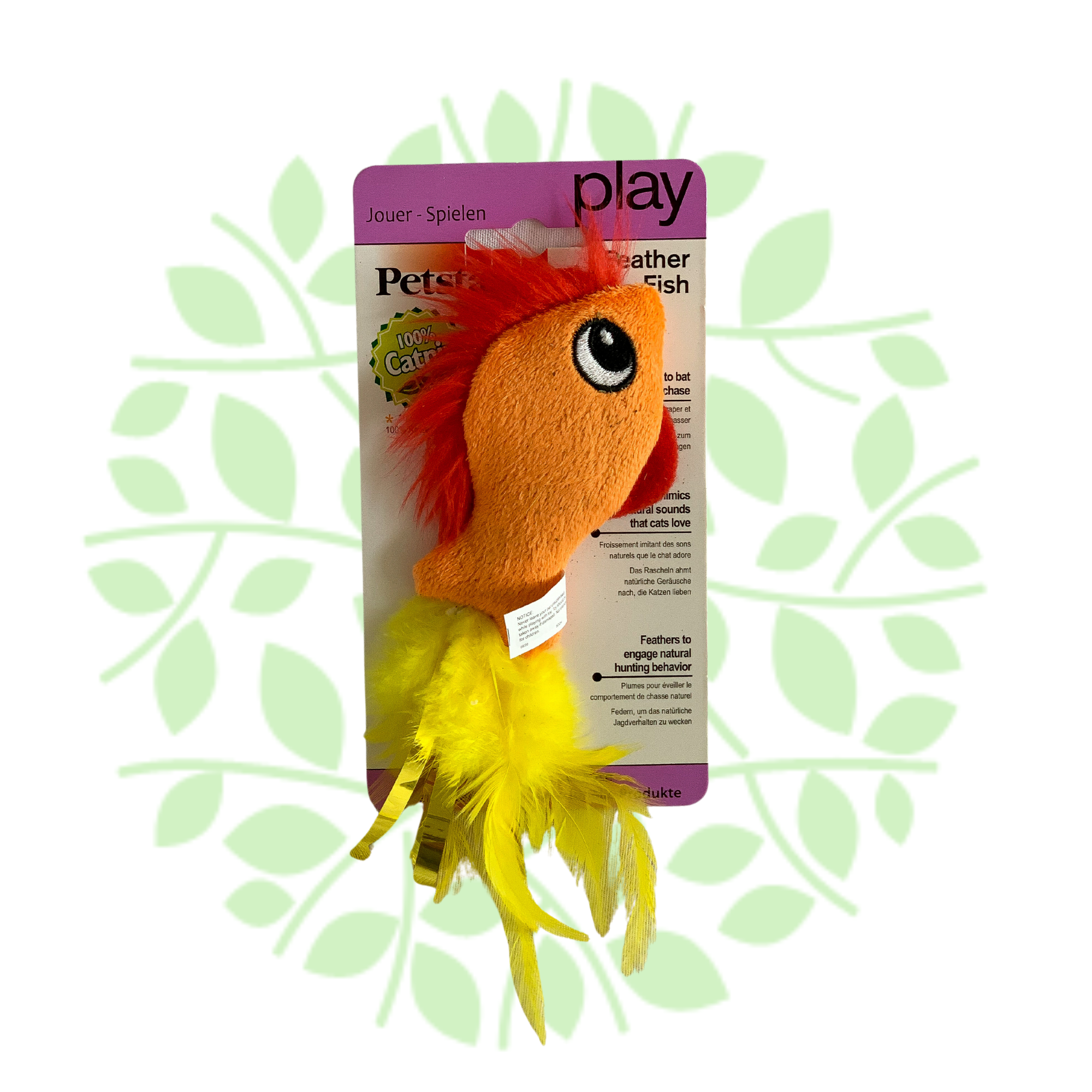Petstages - Feather Fish - jouet pour chat - OsLov